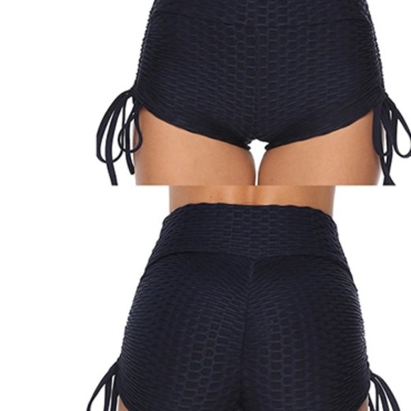 Scrunch Booty Yoga Workout Butt Lifting Shorts - Picture 6 of 6